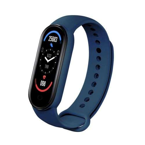 M6 Smart Band with Heart Rate Monitor Fit Pro App