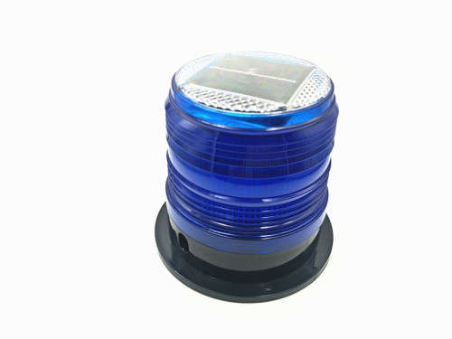 Solar FlashingTraffic Warning Light Lamp