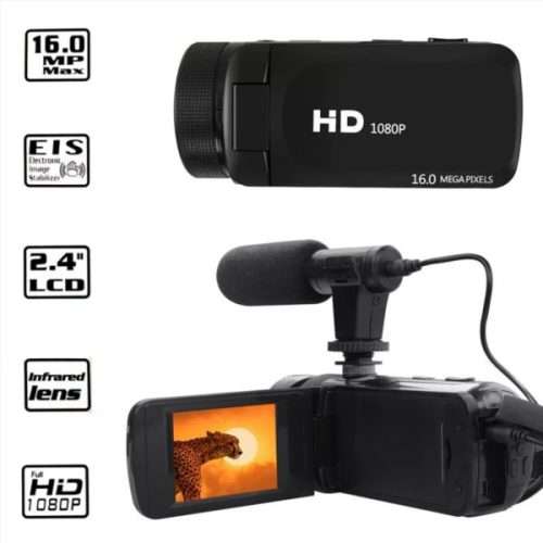 16MP DV Audio Professional Digital Video Camera Camcorder With Microphone Machine