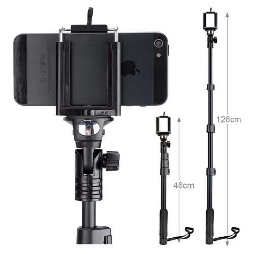 for Camera and Phone Universal Tripod Monopod Selfie Stick