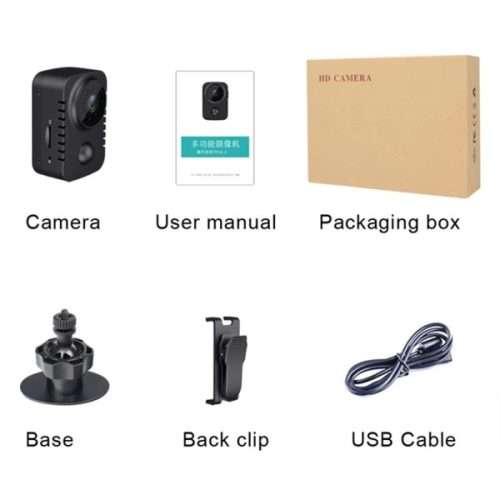 1080P Wide-Angle Infrared Recorder PIR Camera MD29 HD Handheld Camera