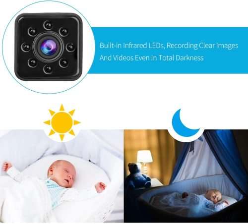 Mini Camera SQ13 1080P HD Spy Camcorder Night Vision CMOS Camera