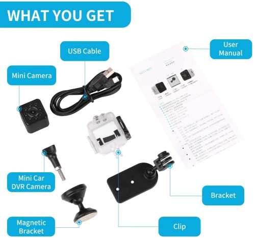 Mini Camera SQ13 1080P HD Spy Camcorder Night Vision CMOS Camera