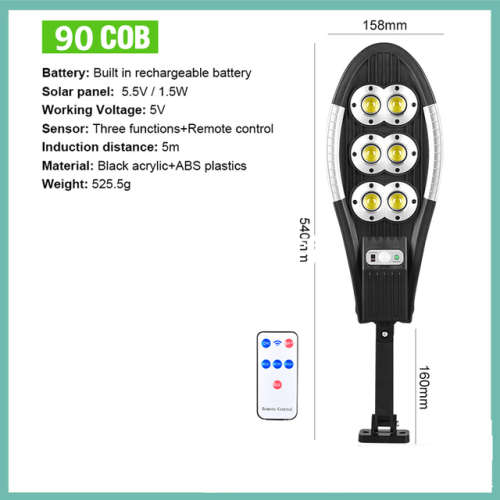 90COB Solar Sword High Brightness Wall Light Garden Light