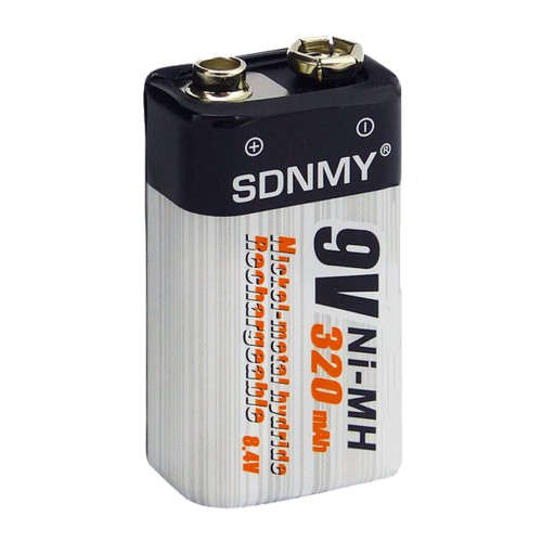 9V Rechargeable Battery 320mAh