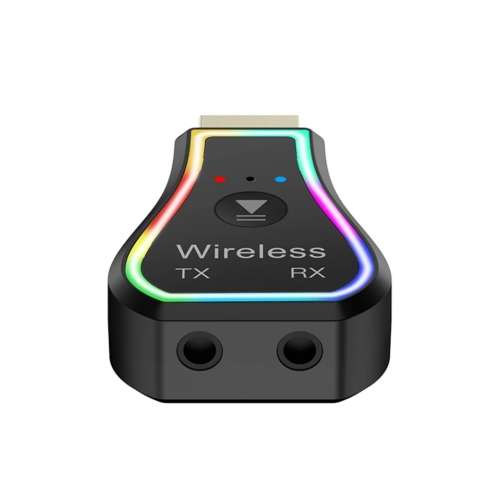 AUX Audio Dongle  USB Bluetooth Receiver and Transmitter Adapter with Light M11