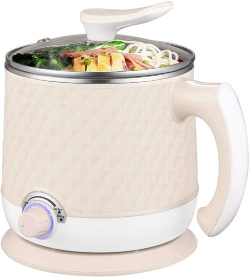 Electric Pot Multifunctional Mini Pot Suitable For Noodle Soup, Porridge, Dumplings 1.8L