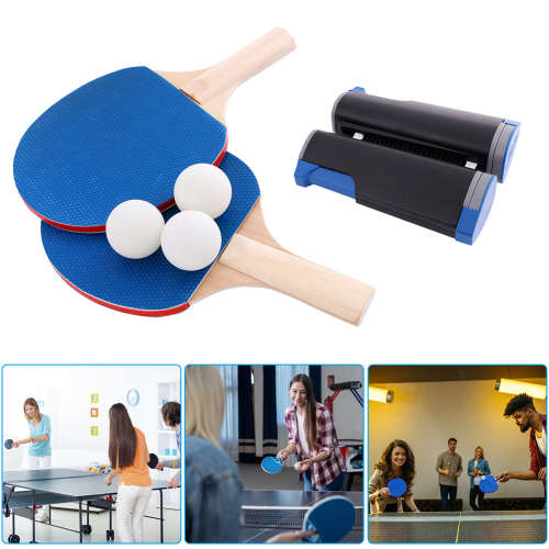 Optic Retractable Everywhere Table Tennis Set