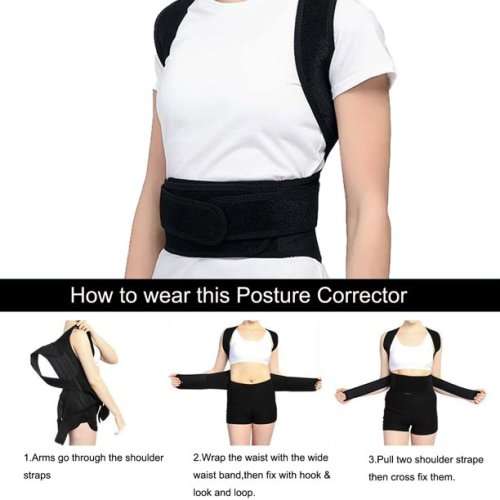 Posture Corrector Back Brace Support Belts for Upper Back Pain Relief Straps
