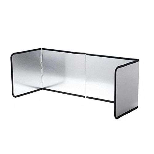 Kitchen Cooking Stainless Steel Oil Splatter Guard Foil Foldable Oil Baffle