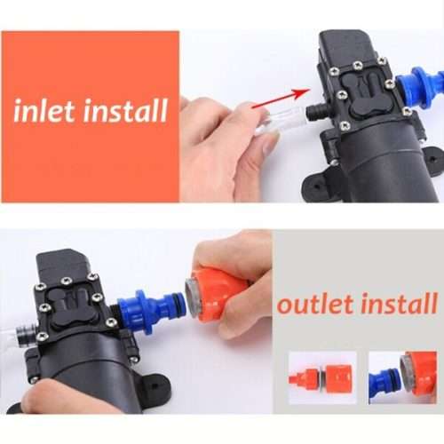 12V High-Pressure Portable Electric Water Pump Car Washer Gun