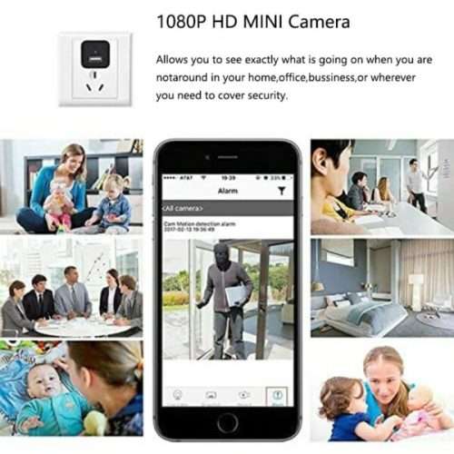 Z99 Wifi Spy USB Charger Camera Power Adapter with Micro SD Card Slot