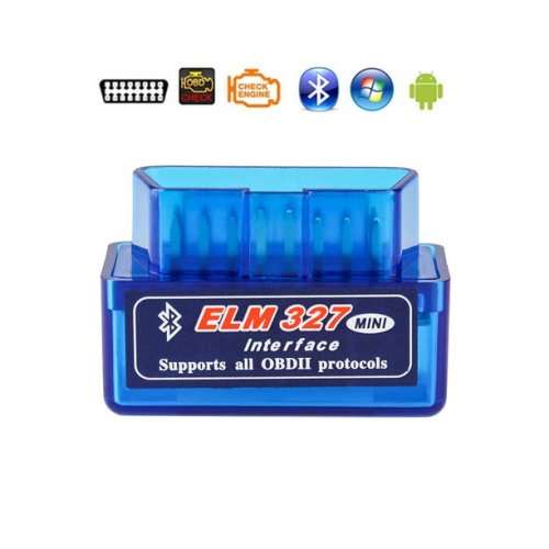 Moonar Mini Elm327 Interface Bluetooth V2.1 Bluetooth OBD-II OBD2 Auto Diagnostic Azul A