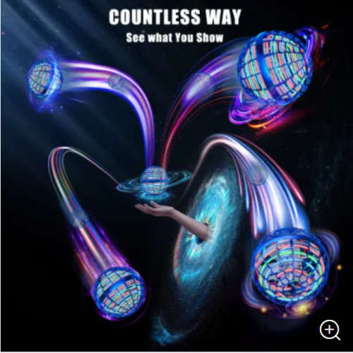 FLYNOVA PRO Flying Ball Toy 3 Colours Mini Flying Ball with 360° Flying Hover UFO Ball