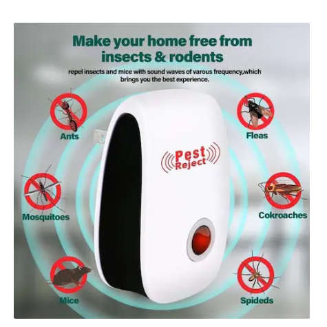 Electronic Ultrasonic Insect Repellent Indoor Mouse Cockroach Insect Killer Mosquito Killer