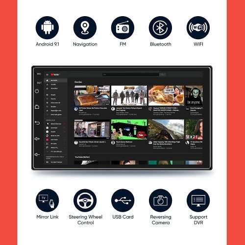 7-inch touch screen 2 Din Android System Car multimedia player MP5 car radio