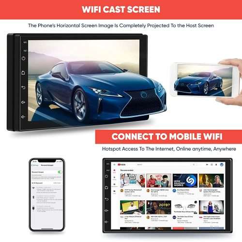 7-inch touch screen 2 Din Android System Car multimedia player MP5 car radio