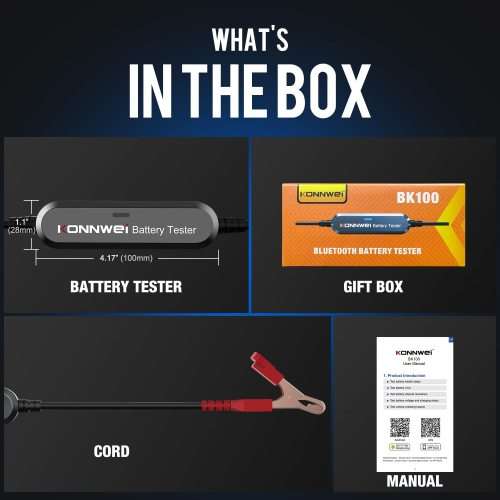 BlueTooth Car Battery Tester for 12V & 6V