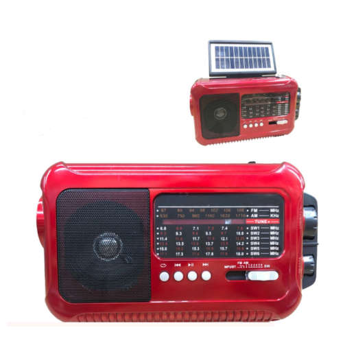 SolarAudio Solar Powered AM/FM Radio and LED Lamp and Flashlight