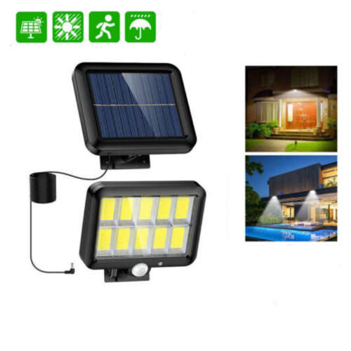 10 COB Solar Power PIR Motion Sensor   Light Outdoor Security Garden Waterproof