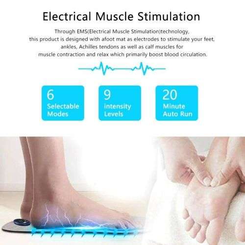 Pad Massager Foot Ems Electric Muscle Mat Stimulator Leg Reshaping Feet Stock