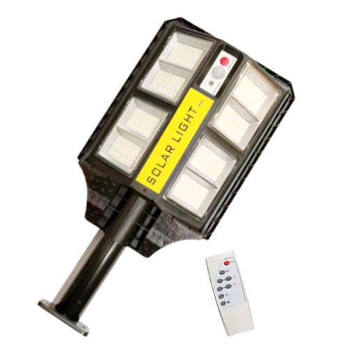 200W LED Outdoor Solar Light with Telescopic Pole with Motion Sensor Light Control