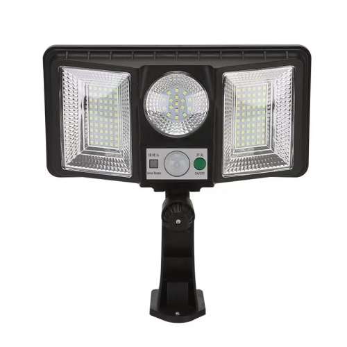 Integrated induction outdoor solar garden light remote control home garage lighting wall light