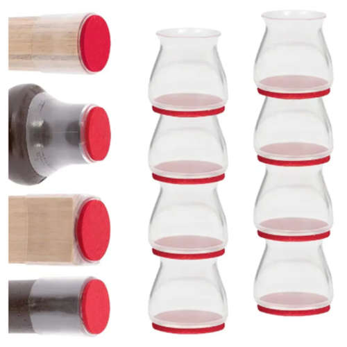 8pcs Anti-slip Sliders Silicone Leg Cover For Table Leg Chair Leg Protector