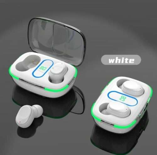 TWS Digital Display Bluetooth Headset Transparent Shell Y90