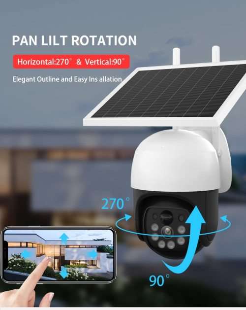 VRT-VC9-G Solar Powered 4G Smart Surveillance Camera V380 Pro App VRT-VC9-G Solar Powered 4G Smart S