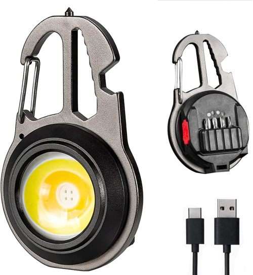 Portable Work Light Keychain Flashlight