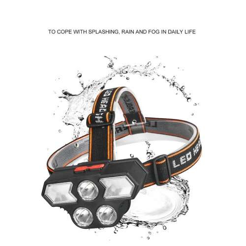 USB Rechargeable 4 Lighting Modes 800mah LED Headlamp 11LED