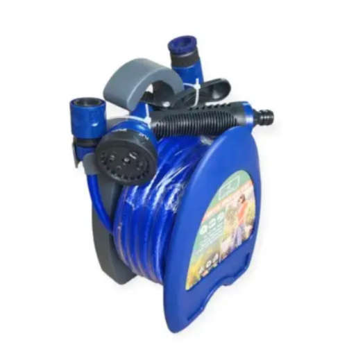 Car Wash Hose 10M With Reel And Nozzle