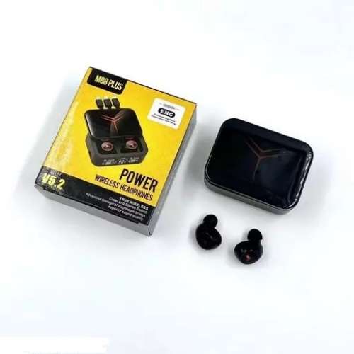 M88 PLUS Bluetooth 5.3 ENC Headset with Power Bank For Emergency Charge