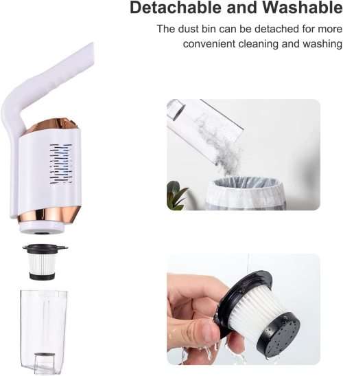 USB Rechargeable  Cordless Vacuum Cleaner