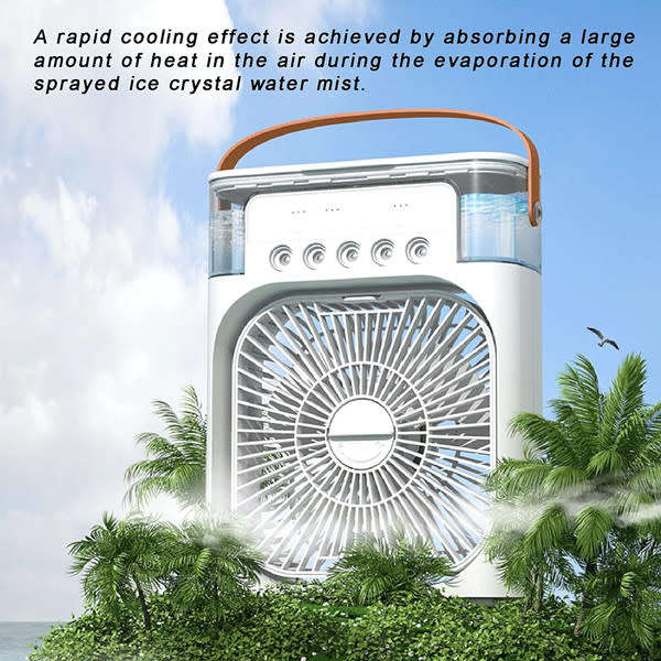 Portable Air Conditioner Fan Mini USB Air Conditioner Desktop Air