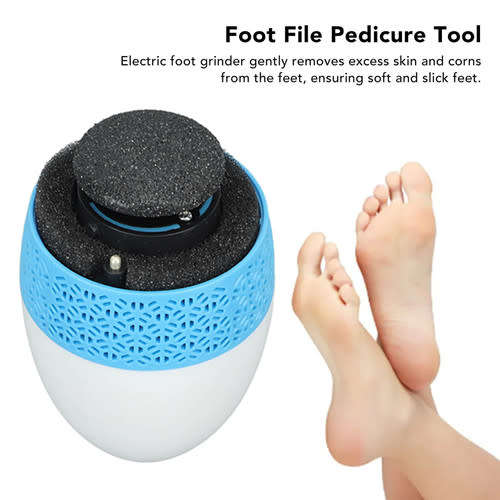 Electric Foot Callus Remover Multifunction 2 Speeds Rechargeable Blade