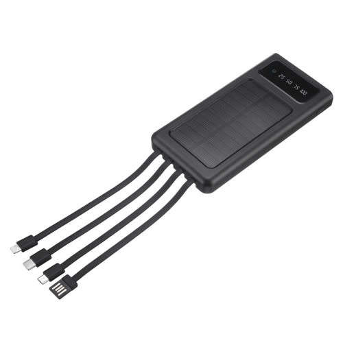 Solar Power Bank Dual USB Portable Fast Charging Backup Charger