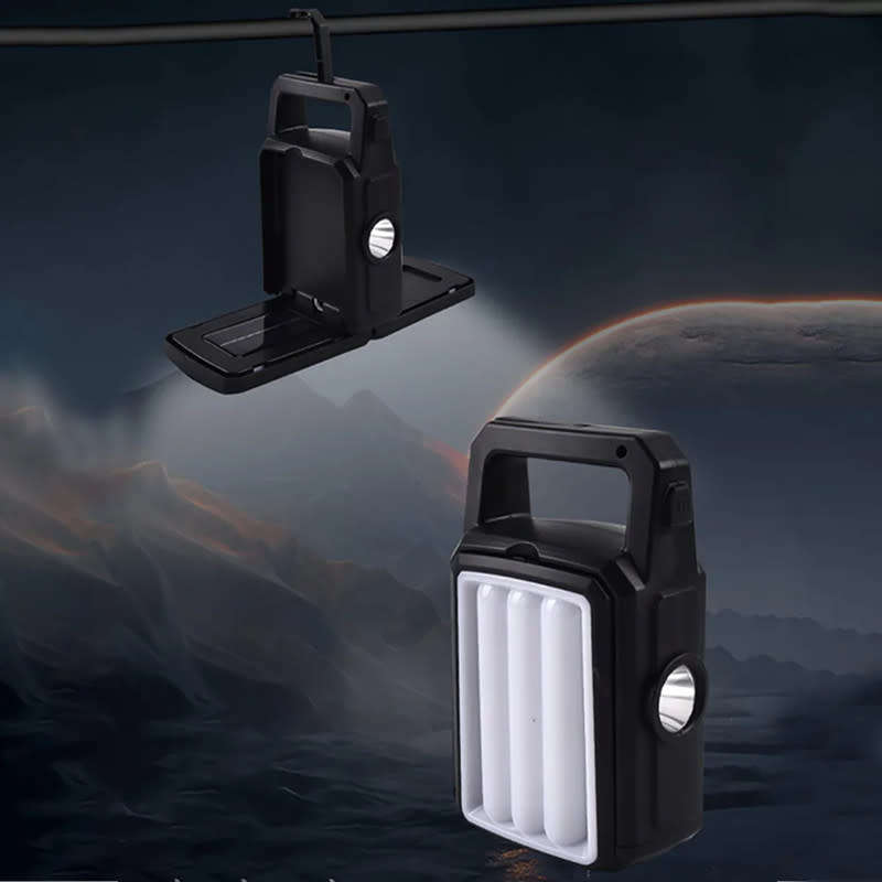 Portable Multifunctional Folding Solar LED Light Outdoor Waterproof Light with Dual Light Source USB
