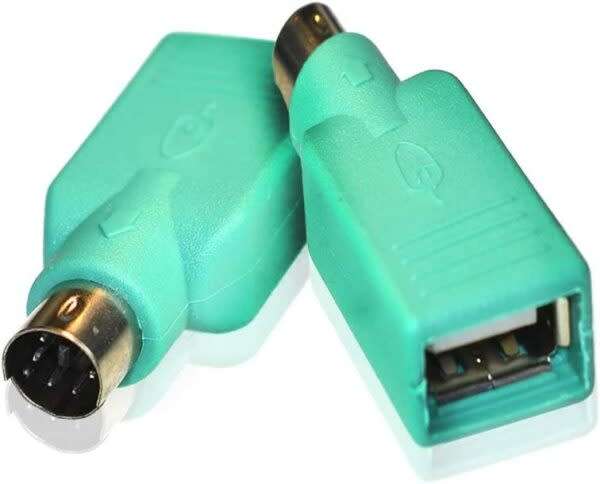 USB Female to PS/2 Male Converter Adapter for Mouse and Keyboard