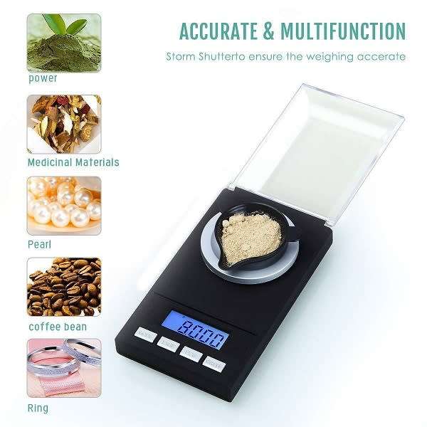 Jewellery Scale LCD Display 4.5 Digits 100g/0.01g