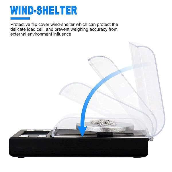 Mini Portable 100g/0.01g Jewellery Scale LCD Display