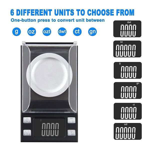 Mini Portable 100g/0.01g Jewellery Scale LCD Display