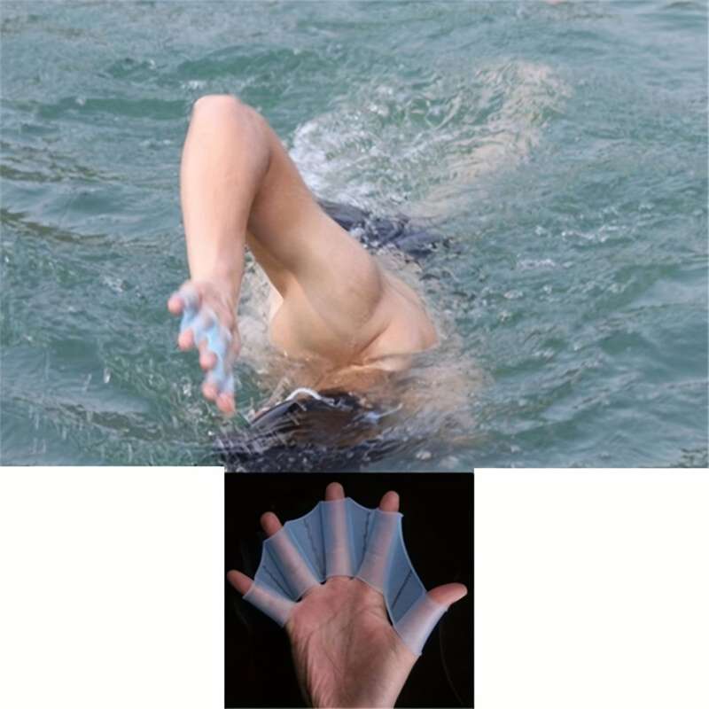 Silicone Fins, Fin Gloves, Swimming Training Equipment