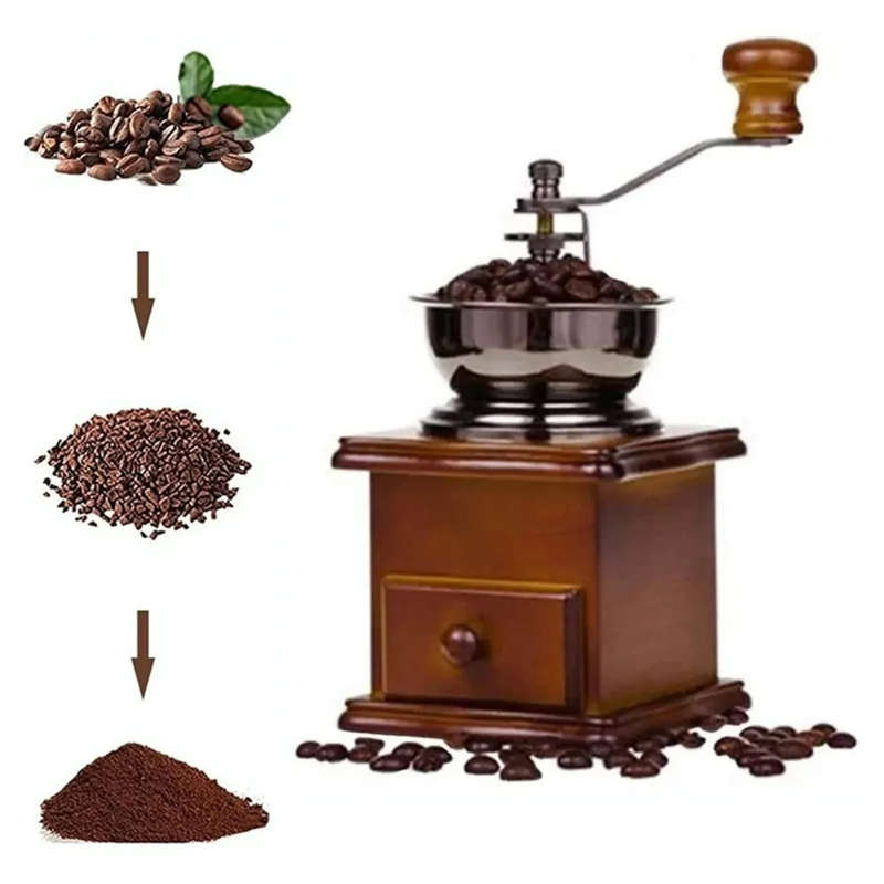Manual Coffee Grinder, Easy To Move, Ergonomic Manual For Home Use