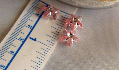 DiamantÃÂ© acrylic star beads (pack of 50 beads)