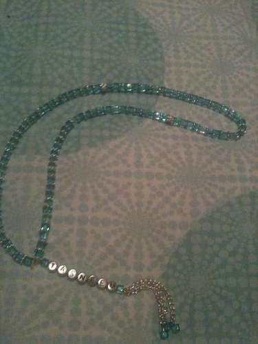 Unique personalised 100 bead square bead tasbih