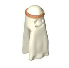 The LEGO Movie - Glow-in-the-Dark Ghost Shroud Part from set 70818