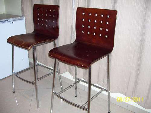 UNUSUAL AND RUSTIC HIGH BAR STOOLS - BARGAIN!!!!