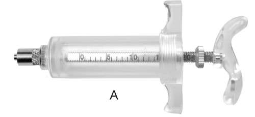REUSABLE SYRINGE WITH GRADUATION D-TYPE TPX 10ML